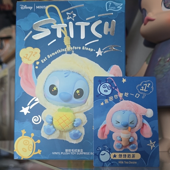 Disney Other - Disney Stitch Plush Toy - Blue and Cream